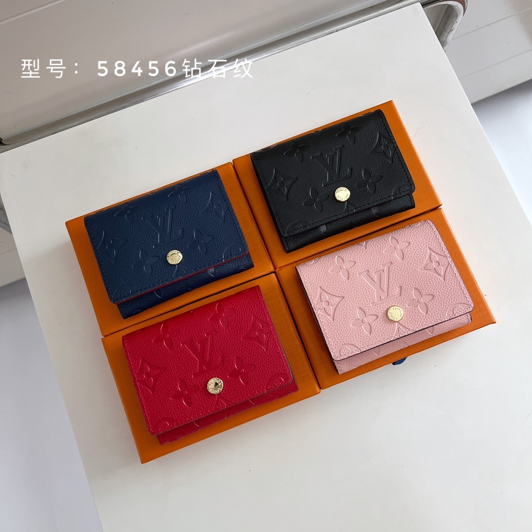 037_ZT LOUIS VUITTON カード入れ カードケース ケース付き M58456 10*8cm - 画像 (1)