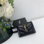 SAINT LAURENT 三つ折り財布 ケース付き 6868 10.5*7.5*3cm - 画像 (10)