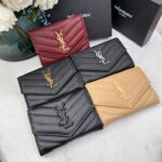SAINT LAURENT 二つ折り財布 ケース付き 0658 13.5*9.5*3cm