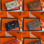 HERMES kelly チェーンウォレット 長財布 ケース付き  20*11cm