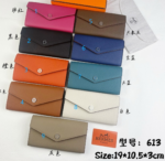 HERMES  長財布 二つ折り財布 ケース付き 613 19*10.5*3cm
