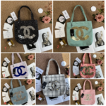 Chanel ツイード トートバッグ ノベルティ 31*25cm