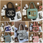 Chanel ツイード トートバッグ ノベルティ 31*25cm