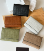LOEWE  三つ折り財布 ケース付き L1135 9*12*3