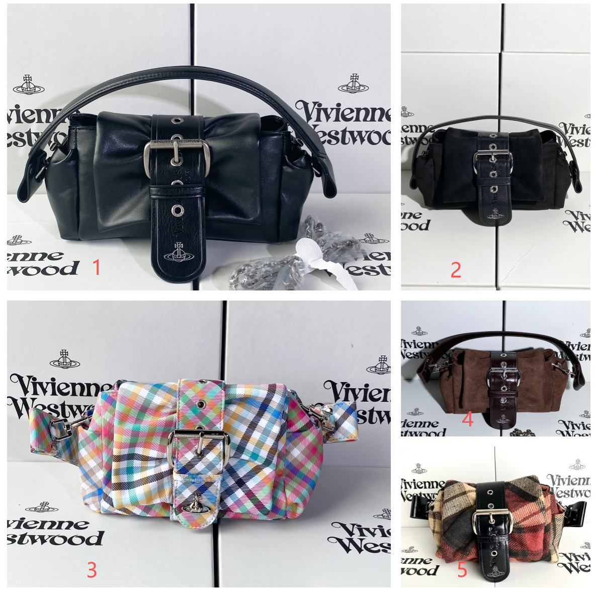 a734aef4-333b-418f-9bf7-3c91e7af3eb0 Vivienne Westwood ハンドバッグ ケース付き 21*9*16cm - 画像 (1)