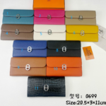 HERMES 長財布 二つ折り財布 ケース付き 0699 20.5*11*3