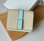 LOEWE 三つ折り財布 ケース付き L1123 9*12*3cm - 画像 (14)
