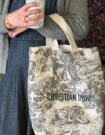 DIOR トートバッグ 刺繡LOGO ノベルティ 38*36cm - 画像 (8)