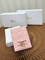 DIOR lady dior (Soupir pink) Cannage パスポートケース ケース付き 10*14*2cm - 画像 (9)