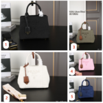 PRADA Linen blend トートバッグ ケース付き 26*19cm