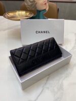 Chanel 長財布 二つ折り財布 ケース付き 8020 19*10CM - 画像 (4)