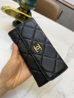 Chanel 長財布 二つ折り財布 キャビア ケース付き 8095 - 画像 (8)