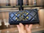 Chanel 長財布 二つ折り財布 ケース付き 8080 - 画像 (3)