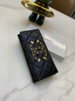Chanel 長財布 二つ折り財布 ケース付き 8080 - 画像 (5)