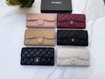 Chanel 長財布 二つ折り財布 ケース付き 55095