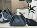 Chanel デニム 肩掛けバック 携帯ポーチ ケース付き 25bag 26*18cm 22*15cm - 画像 (3)