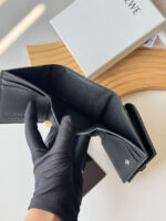 LOEWE 三つ折り財布 ケース付き L1123 9*12*3cm - 画像 (9)