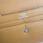 HERMES 長財布 二つ折り財布 ケース付き 614 19*10.5*3CM - 画像 (9)