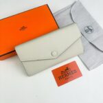 HERMES 長財布 二つ折り財布 ケース付き 614 19*10.5*3CM - 画像 (12)