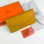 HERMES 長財布 二つ折り財布 ケース付き 614 19*10.5*3CM - 画像 (14)