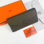 HERMES 長財布 二つ折り財布 ケース付き 614 19*10.5*3CM - 画像 (15)