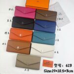 HERMES  長財布 二つ折り財布 ケース付き 613 19*10.5*3cm - 画像 (3)