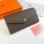 HERMES  長財布 二つ折り財布 ケース付き 613 19*10.5*3cm - 画像 (15)