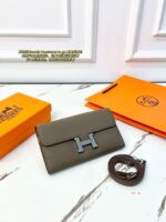 HERMES togo 長財布 二つ折り財布 ケース付き チェーン付き 21*4*11.5cm - 画像 (14)