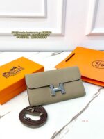 HERMES togo 長財布 二つ折り財布 ケース付き チェーン付き 21*4*11.5cm - 画像 (4)