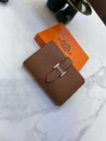 HERMES 三つ折り財布 ケース付き 5*15*2cm - 画像 (3)