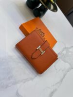 HERMES 三つ折り財布 ケース付き 5*15*2cm - 画像 (7)