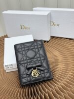DIOR lady dior (Soupir pink) Cannage パスポートケース ケース付き 10*14*2cm - 画像 (3)