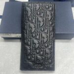 DIOR c002 長財布 二つ折り財布 ケース付き 19*9*2cm