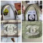 Chanel ツイード miniハンドトート ノベルティ 32*22cm