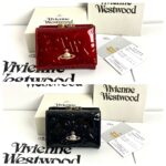 Vivienne Westwood ピカピカ がま口 三つ折り財布 ケース付き