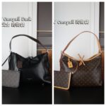 LV Carryall Dark トートバッグ 携帯ポーチ ケース付き 37*32cm