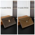 LV MARK 手持ちバック ケース付き 32*25cm
