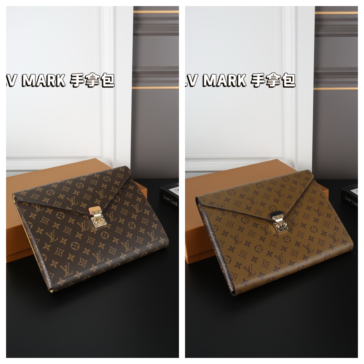 未命名 LV MARK 手持ちバック ケース付き 32*25cm - 画像 (1)