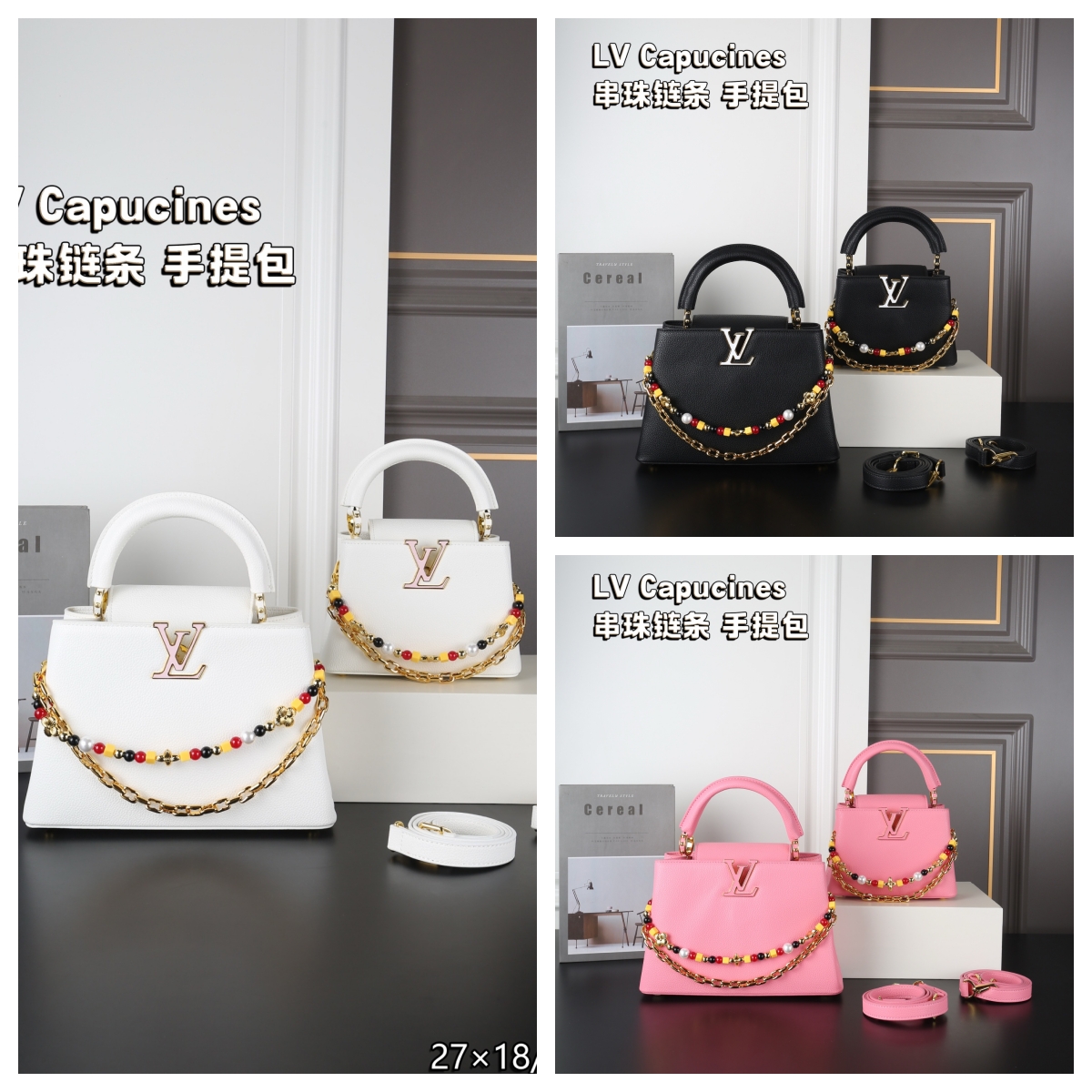 未命名 LV Capucines ショルダーバック ケース付き 27*18cm 20*14cm - 画像 (1)
