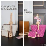 LV Monogram All In BB キャンバス ショルダーバック 小銭入れ ケース付き 17*18cm