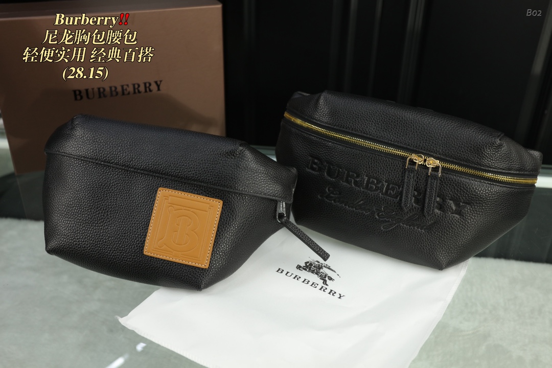 0001 BURBERRY ボディーバック ケース付き 28*15cm - 画像 (1)