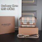Burberry Note ハンドバッグ ショルダーバッグ ケース付き 24*14cm