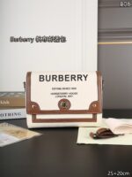 Burberry キャンバス ショルダーバッグ ケース付 25*20cm - 画像 (3)