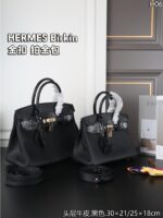 HERMES Birkin ハンドバッグ ショルダーバック ケース付き 25*18cm 30*21cm - 画像 (9)