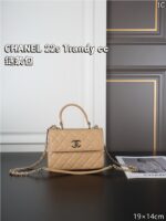 CHANEL 22s Trandy cc ショルダーバック 19*14cm - 画像 (3)