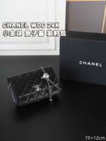 CHANEL WOC 24K ショルダーバック ケース付き 19*12cm - 画像 (5)
