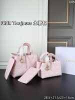 DIOR Toujours トートバッグ ポーチ付き ケース付き 23*15cm 28.5*21.5cm - 画像 (13)