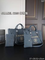 CHANEL 22SS Tote トートバッグ ポーチ付き ケース付き 32*25cm 37*29cm - 画像 (3)