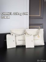 CHANEL 22Bag 24K Tote トートバッグ ポーチ付き ケース付き 35*37cm - 画像 (5)