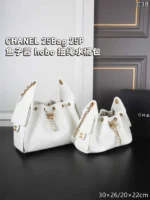 CHANEL 25Bag 25P hobo キャビア 水筒バック ケース付き 20*22cm 30*26cm - 画像 (9)